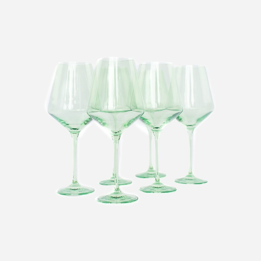 Estelle Colored Glass stemware set-of-six | J. Crew US