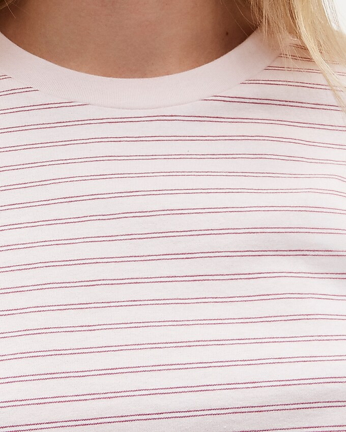 Boyfriend jersey relaxed long-sleeve T-shirt in stripe | J. Crew US