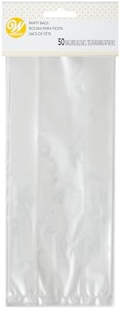 Wilton Clear Treat Party Bags, 4 x 9.5 in., 50 Pack | Amazon (US)