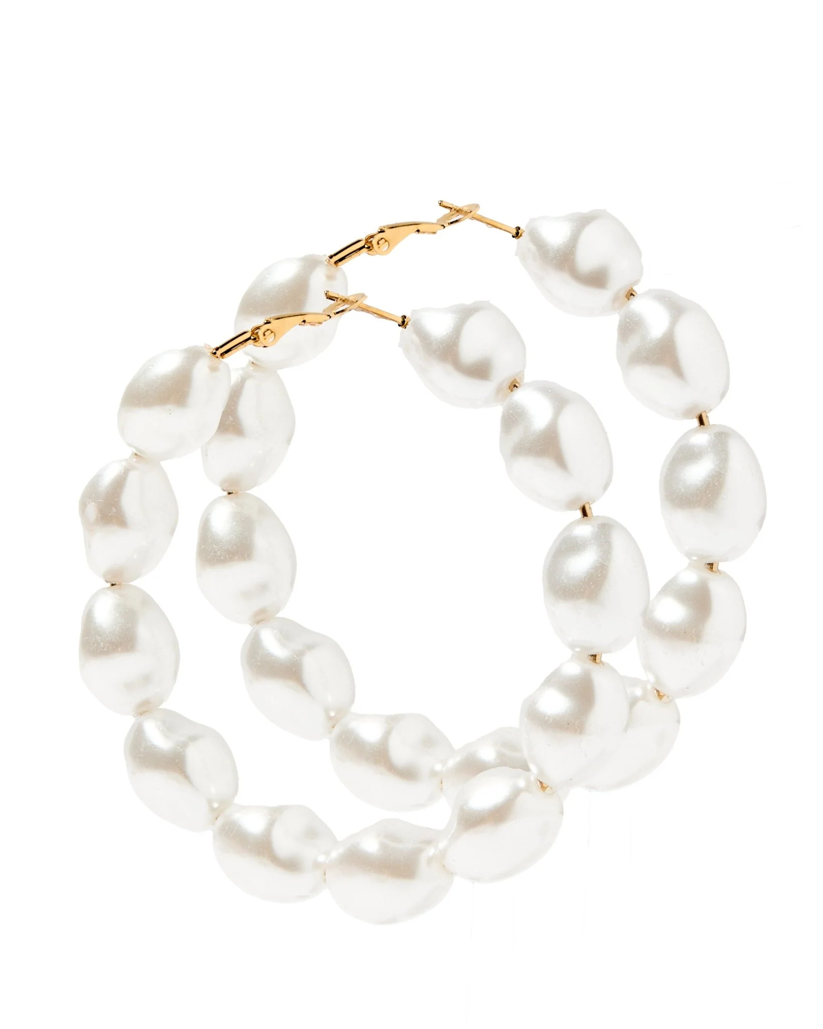 Macy Pearl Hoop Earrings - Shop LINNY CO | LINNY CO LLC