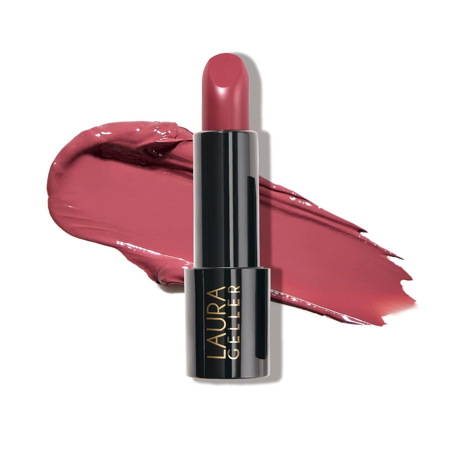 LAURA GELLER NEW YORK Modern Classic Lipstick - Real Rosy - Ultra-Rich Color - Luxurious and Ligh... | Amazon (US)