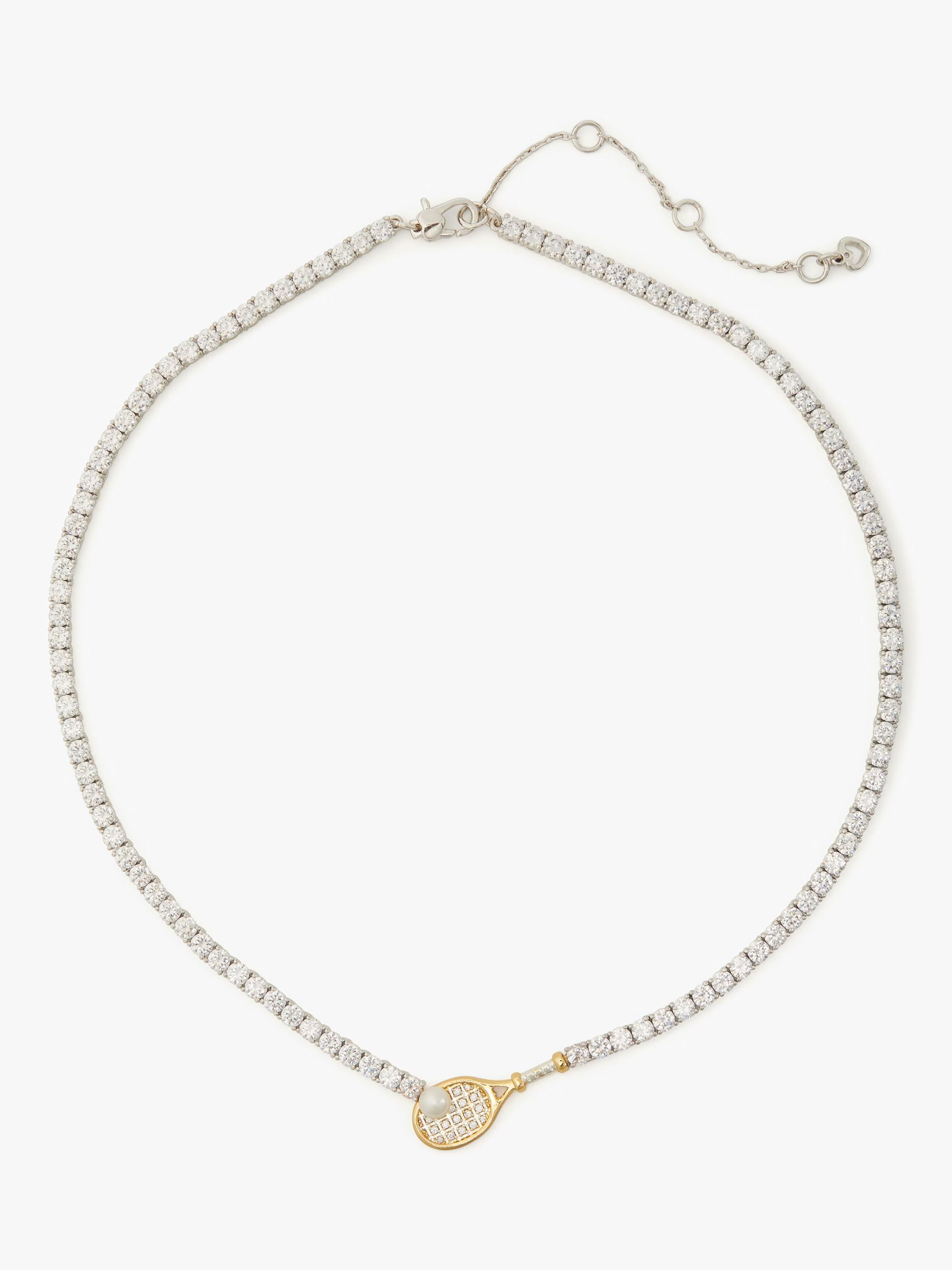 Queen of the Court Tennis Racket Necklace | Kate Spade (US)