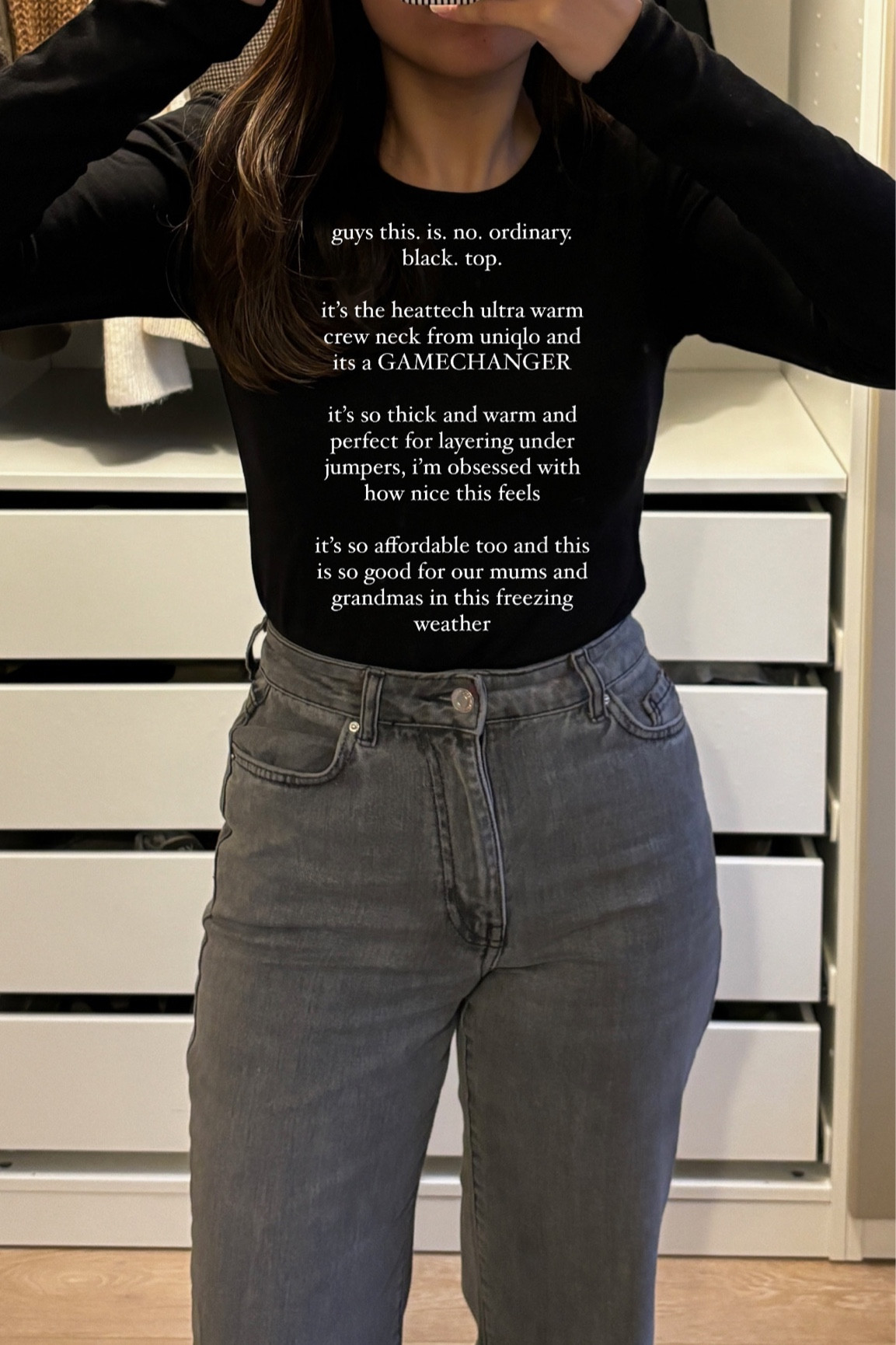 uniqlo, heattech, extra warm, basic black top, winter layering, layering top, leggings, joggers, 

#LTKSeasonal #LTKfindsunder50 #LTKeurope