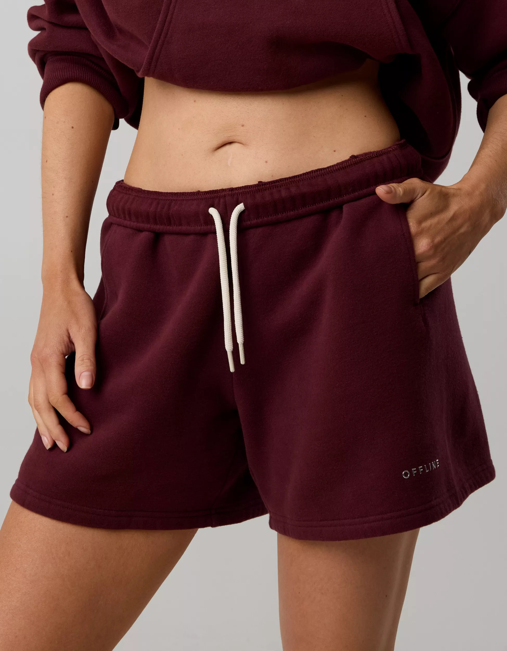 OFFLINE By Aerie 5" Cloud Fleece Short | Aerie