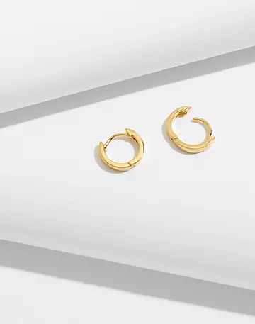 Delicate Collection Demi-Fine Huggie Mini Hoop Earrings | Madewell
