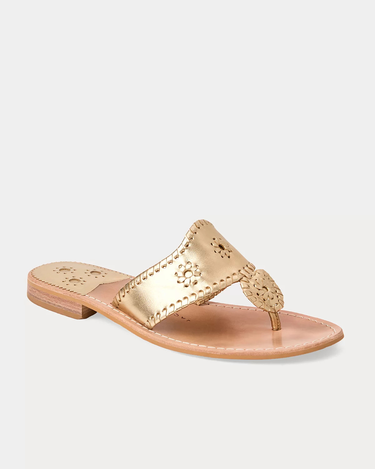 Jack Rogers Jacks Leather Flat Sandal | Lilly Pulitzer
