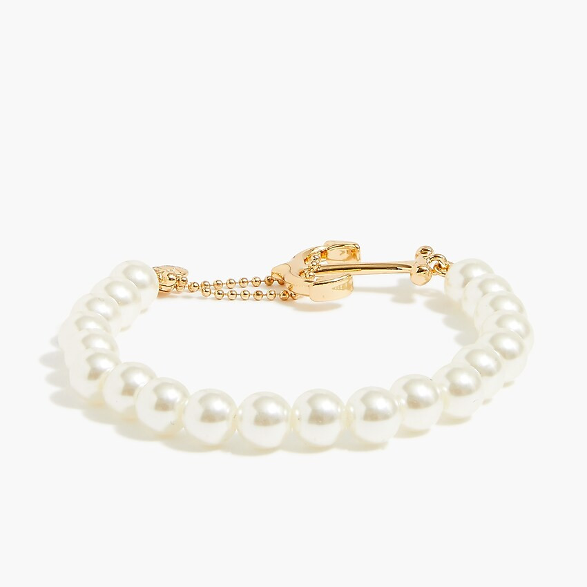 Nautical pearl bracelet | J.Crew Factory