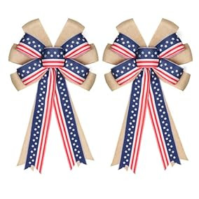 2 Pcs 4th of July Decor Bow for... | Amazon (US)