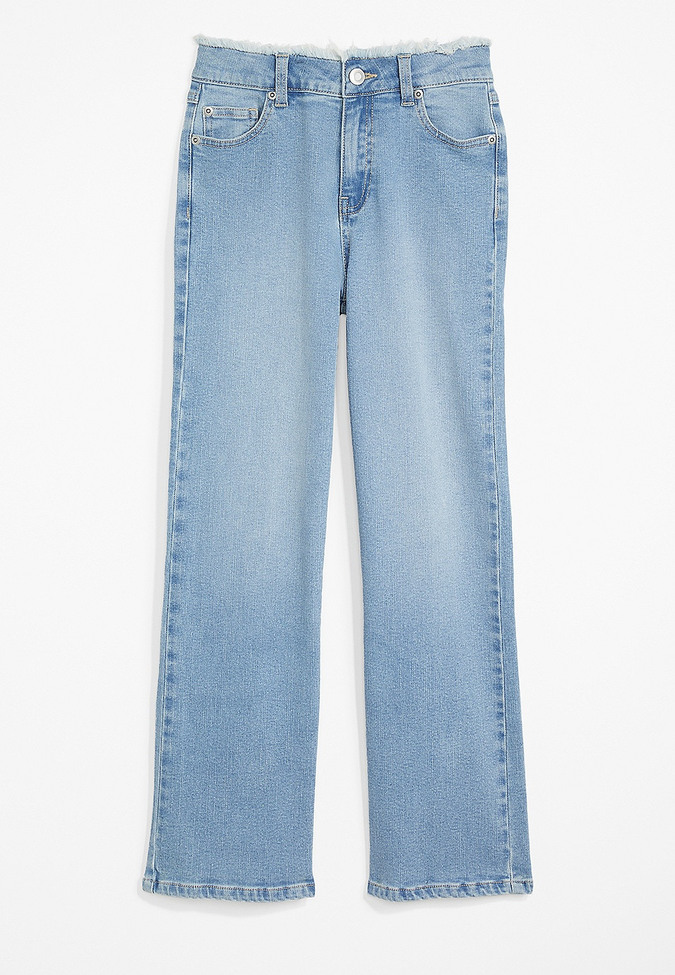 Girls High Rise Wide Leg Jeans | Maurices