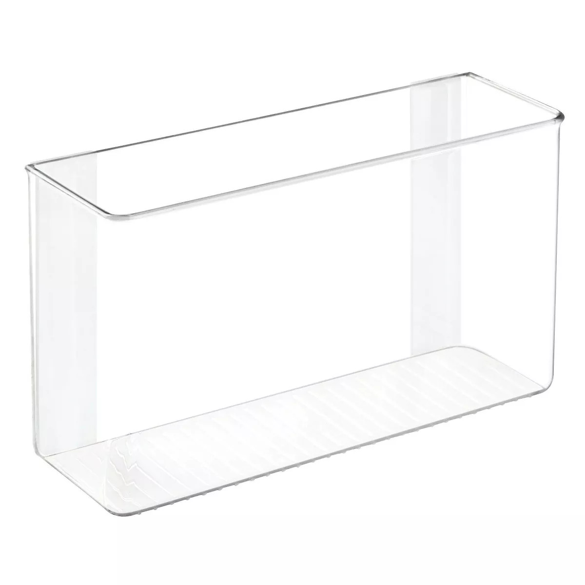 iDESIGN Plastic Wall Mount Organizer Rack Clear: Kitchen Cabinet Storage, Hand Wash, 11" W x 6.5"... | Target