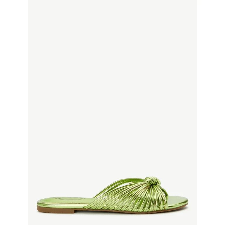 Scoop Women's Strappy Knot Slide Sandals | Walmart (US)