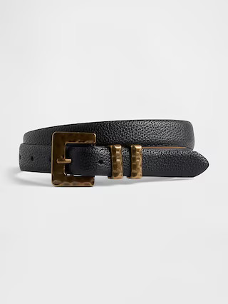 Vegan Pebble Leather Belt | Gap (US)