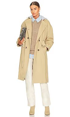 The Oversized Trench in Tan | Revolve Clothing (Global)
