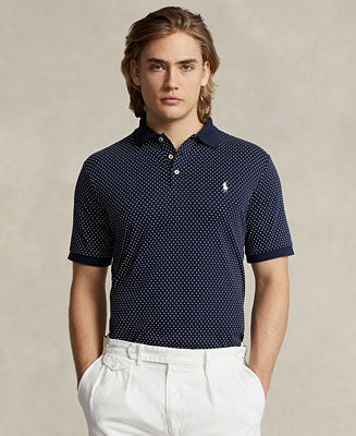 Polo Ralph Lauren Men's Classic-Fit Dot Soft Cotton Polo Shirt - Macy's | Macy's