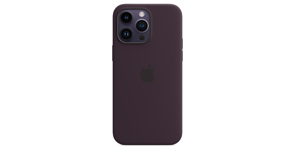 iPhone 14 Pro Max Silicone Case with MagSafe - Elderberry | Apple (US)