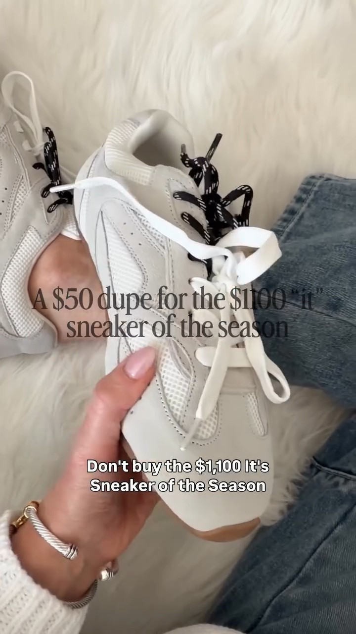 Don’t buy the $1100 “It” sneakers of the season. I found this look for less from my favorite sneaker brand for under $50! They come in 2 other colors but this neutral pair will go with everything. And they rival my New Balance sneakers for all day comfort👟

Trendy sneakers, designer inspired, luxury inspired, Amazon viral fashion finds, comfortable chic sneakers, elevated casual style

#LTKSaleAlert #LTKmomlife #LTKSeasonal