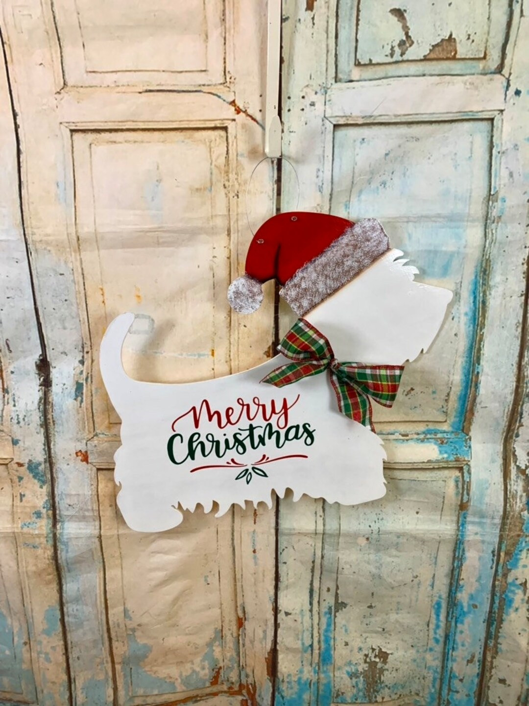 Christmas Westie, West Highland Terrier, West Highland Santa, West Highland Terrier Gift, West Hi... | Etsy (US)