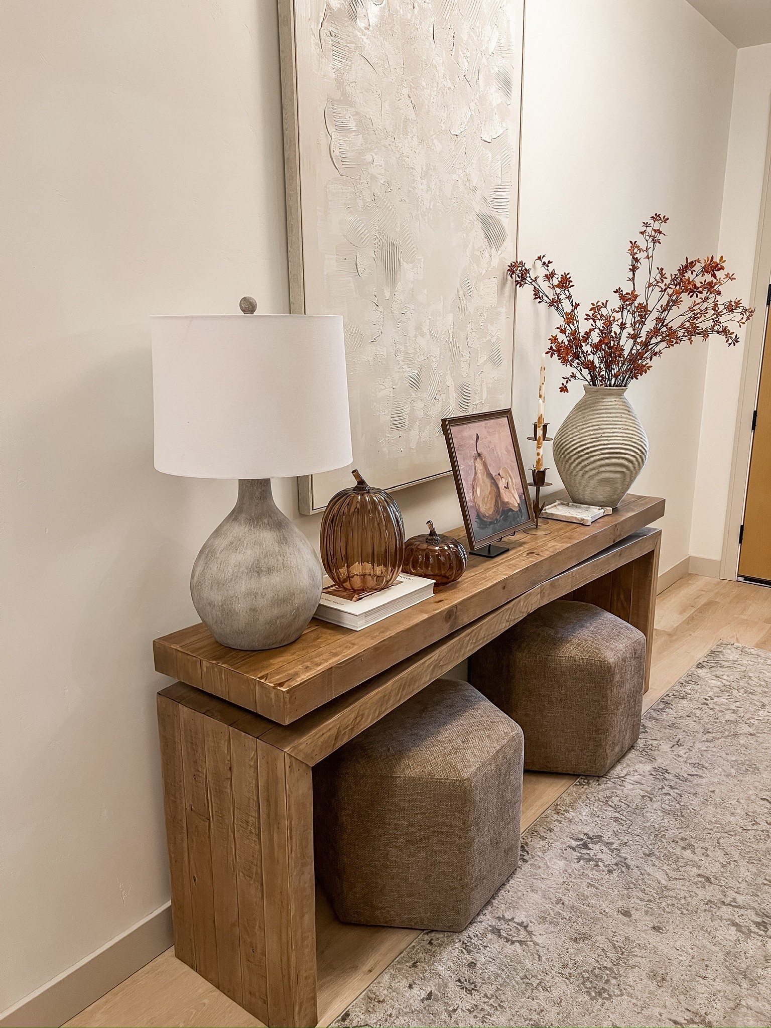 Fall console table home decor ✨

Style tips - Home finds - Console table  

#LTKSeasonal #LTKStyleTip #LTKHome