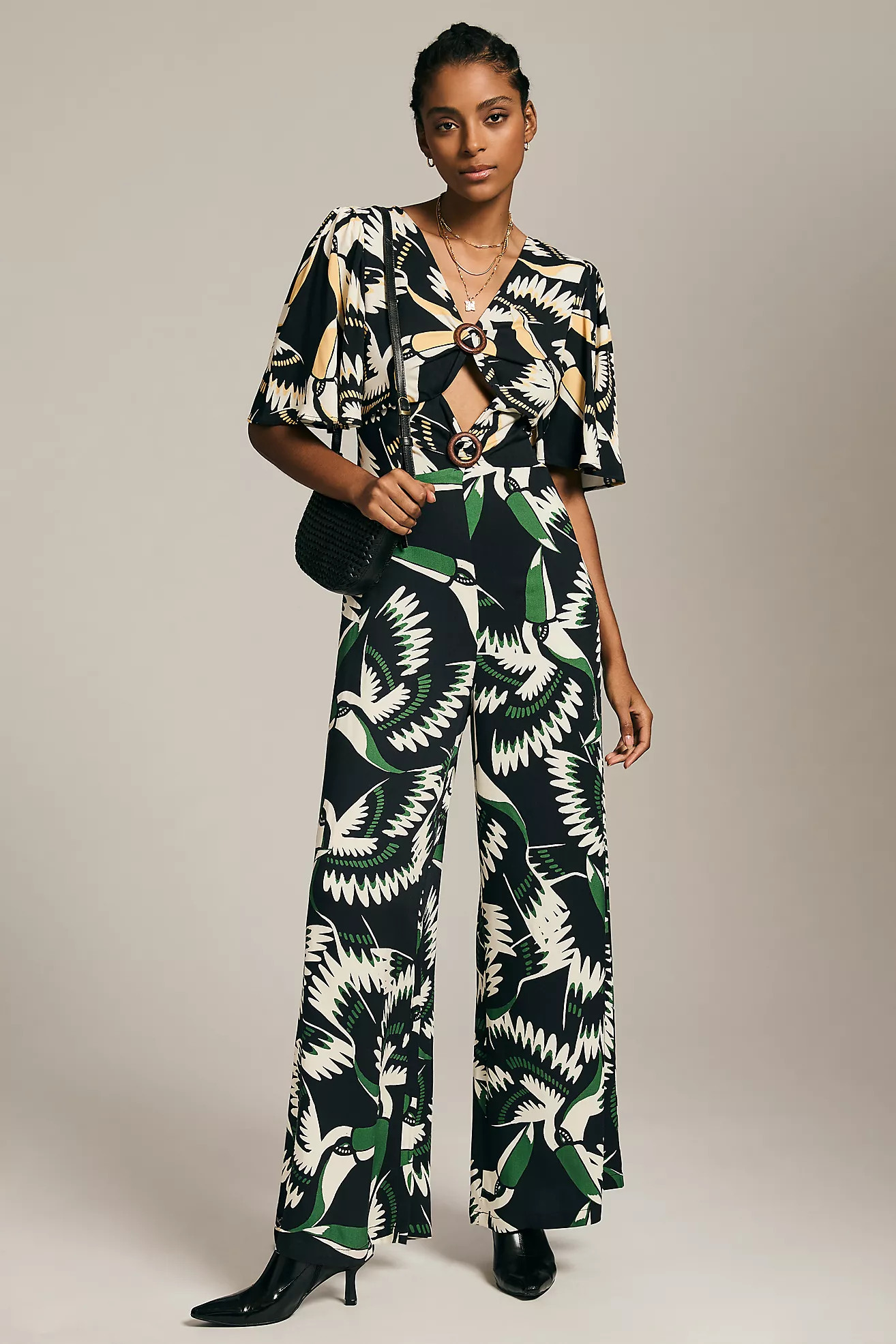 Farm Rio Toucan Jumpsuit | Anthropologie (US)