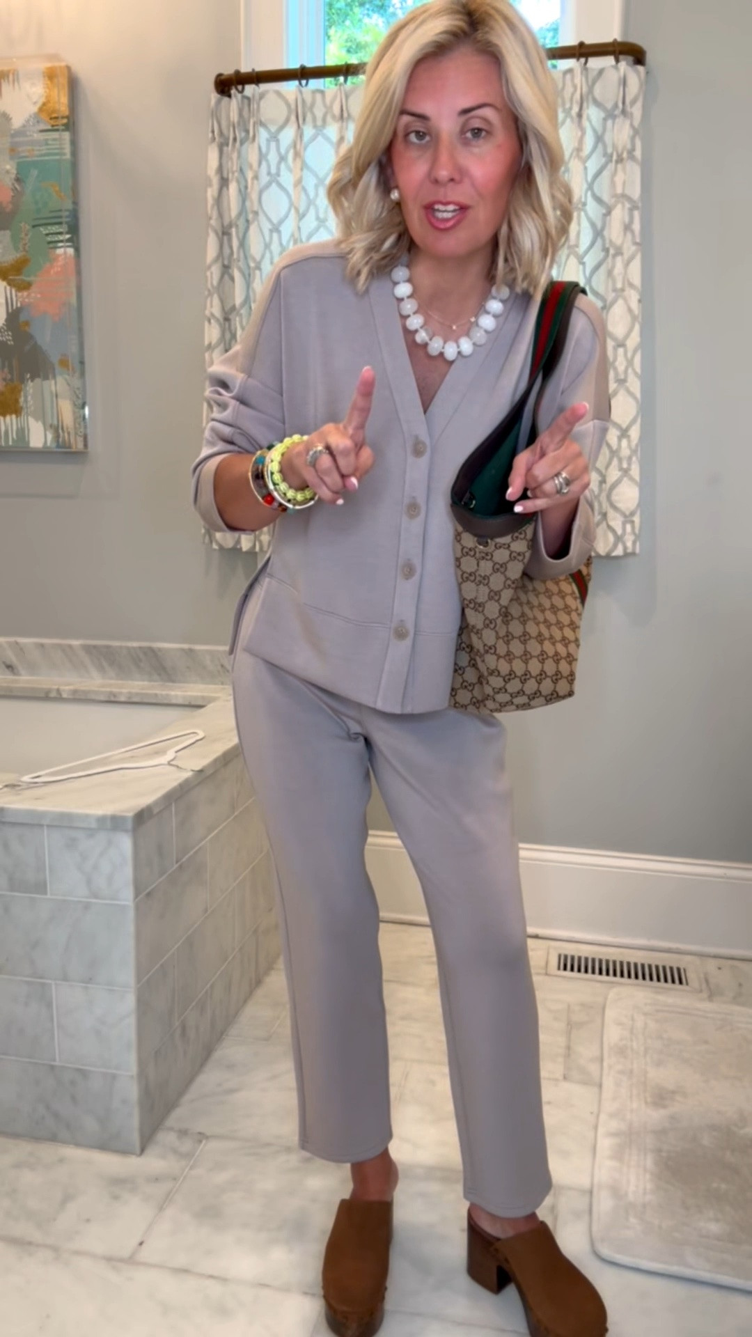 @Spanx Air Essentials are back with new colors and styles!
The fabulousness is such a yes and 25% off with code AE25.

*25% off full-price Air Essentials styles (8/26-8/30): Code AE25

*Non-Air Essentials styles: CATHERINEXSPANX for 15% off 1st order + free shipping

Sizing:
Crewneck Tee - xs
Straight Leg Pant - small petite
Tie-Waist Midi Dress - xs
Oversized Button Down - xs
Pintuck Wide Leg Pant - small petite
Cardigan - xs
Slim Straight Pant - small petite
#spanxpartner
#LTKdayinmylife #LTKOver40 #LTKPetite