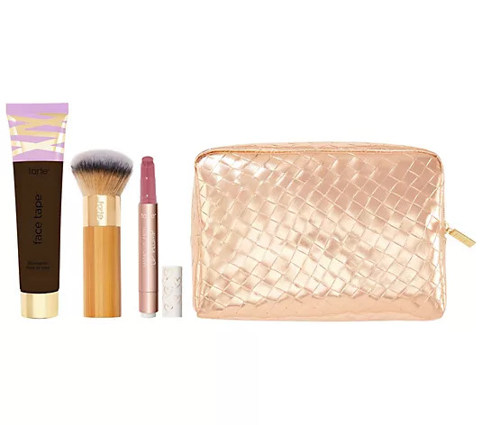tarte Super- Size Face Tape Foundation 3-Pc Kit with Bag Auto-Delivery | QVC