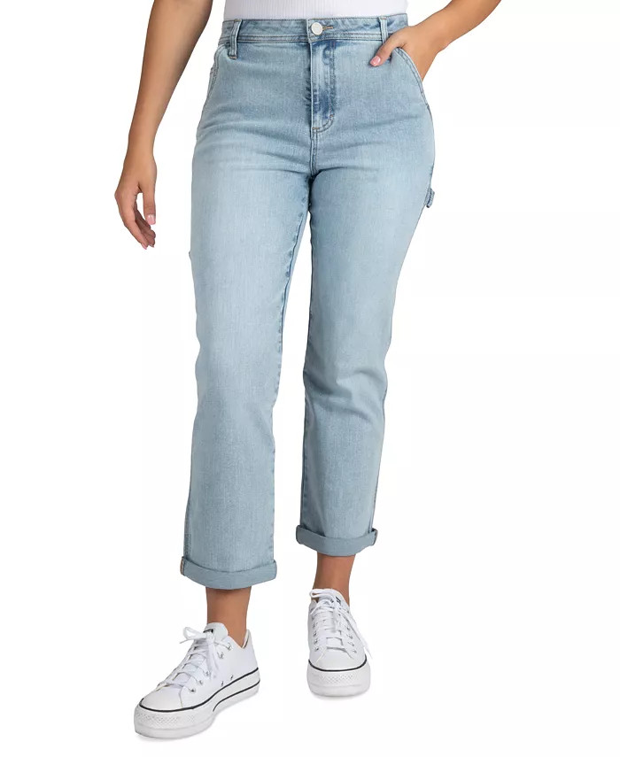 Juniors' High-Rise Straight-Leg Carptenter Jeans | Macy's