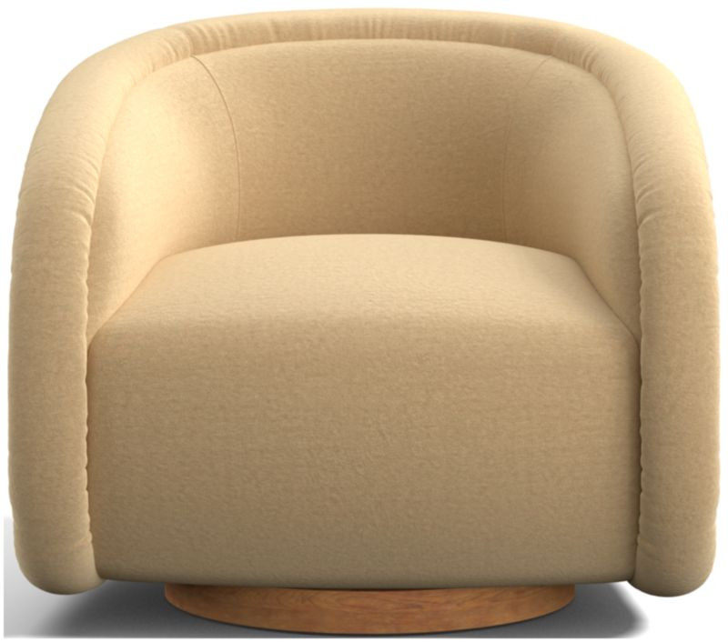 Medoc Swivel Chair | Crate & Barrel