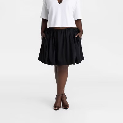 KBB by KAHLANA Women's 'The Bubble Skirt' - Black 2X | Target