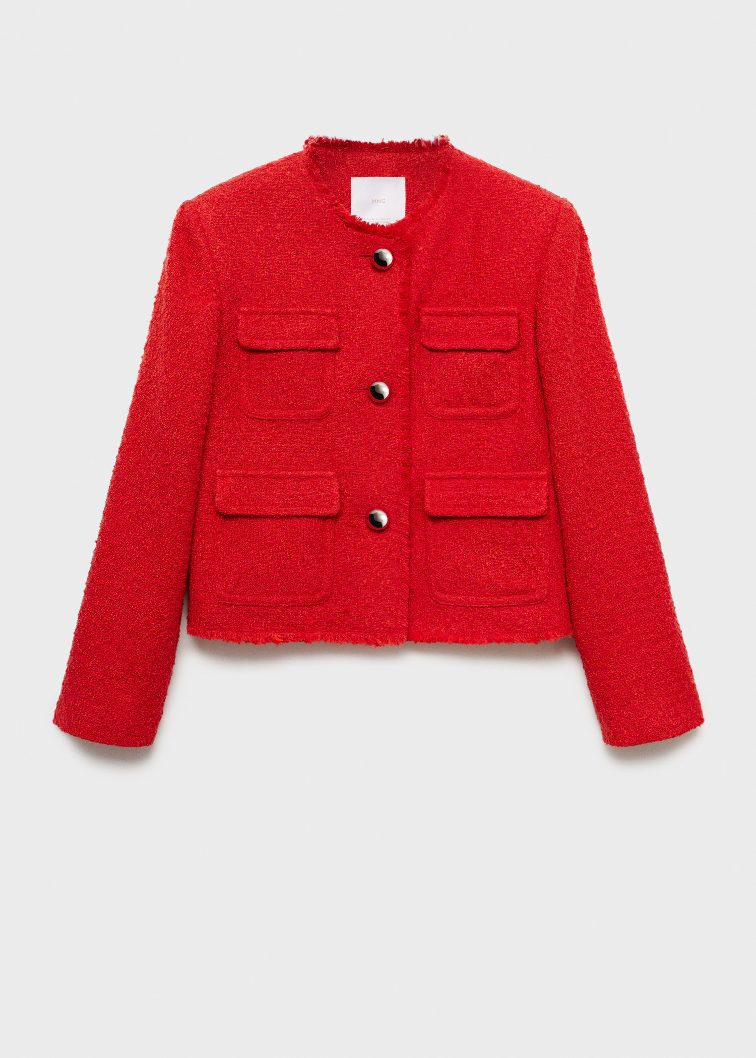 Tweed jacket with pockets | MANGO (US)