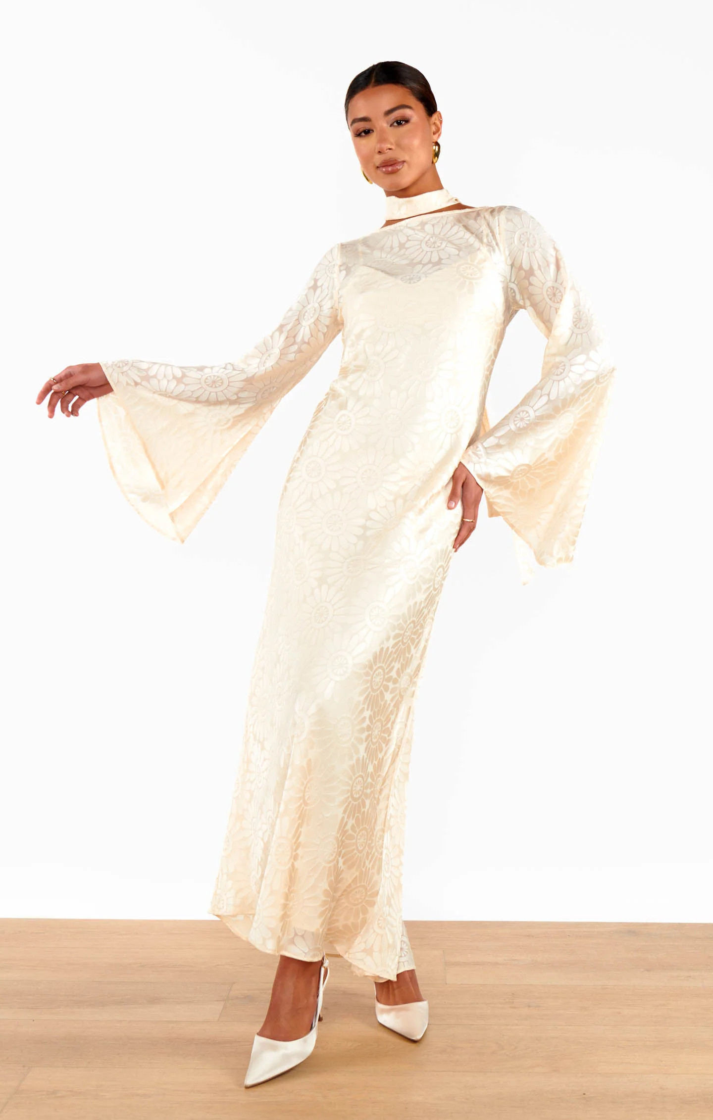 Sarah Dress ~ Cream Daisy Burnout | Show Me Your Mumu