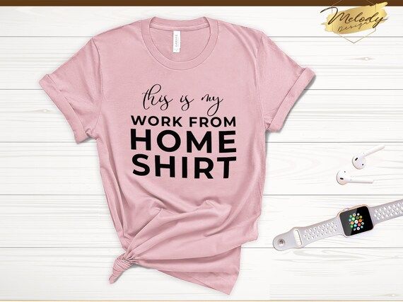 This is My Work From Home Shirt Social Distancing | Etsy | Etsy (US)