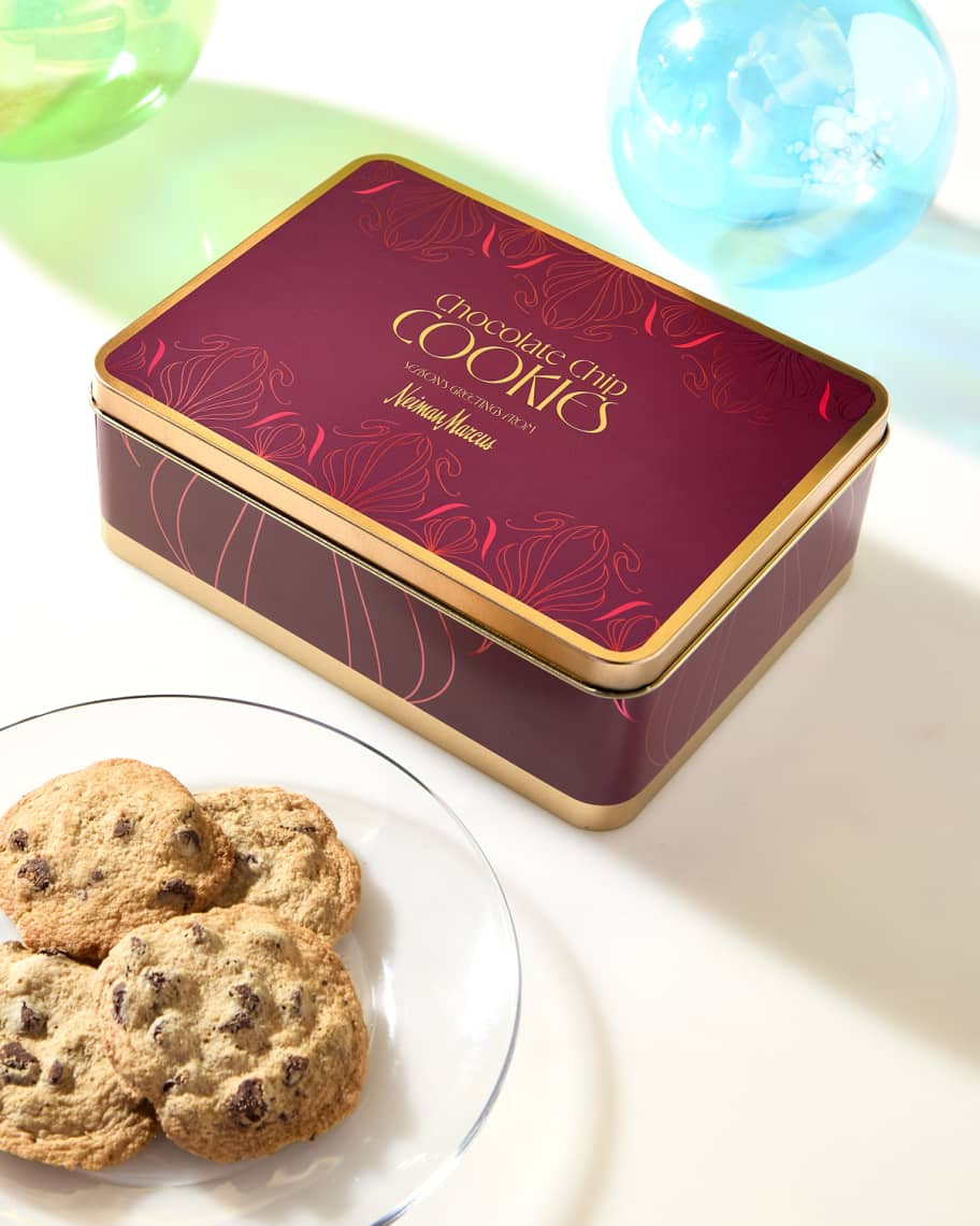 Neiman Marcus Whimsy Chocolate Chip Cookie Holiday Gift Tin | Neiman Marcus