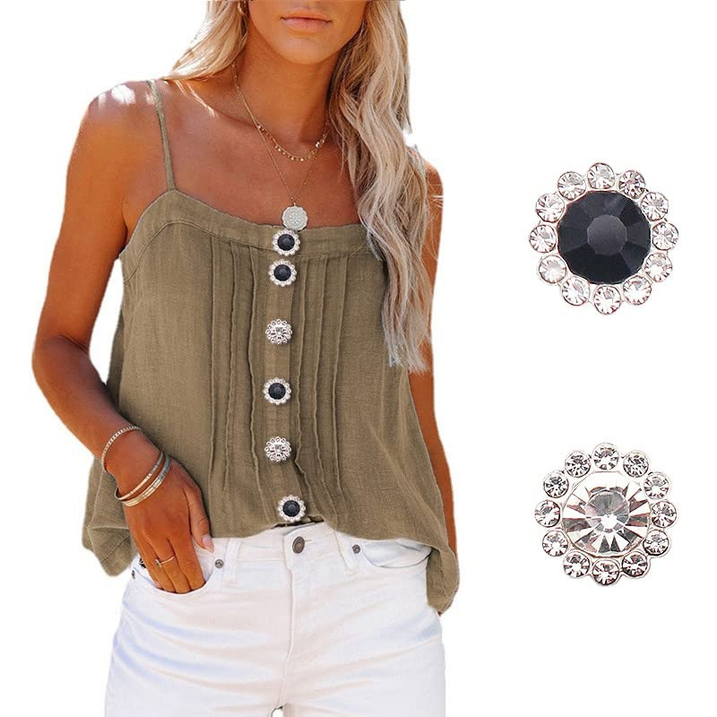 100pcs Flower Crystal Sew on Rhinestones Silver Base Crystals Strass Trim Sew On Rhinestone for C... | Amazon (US)