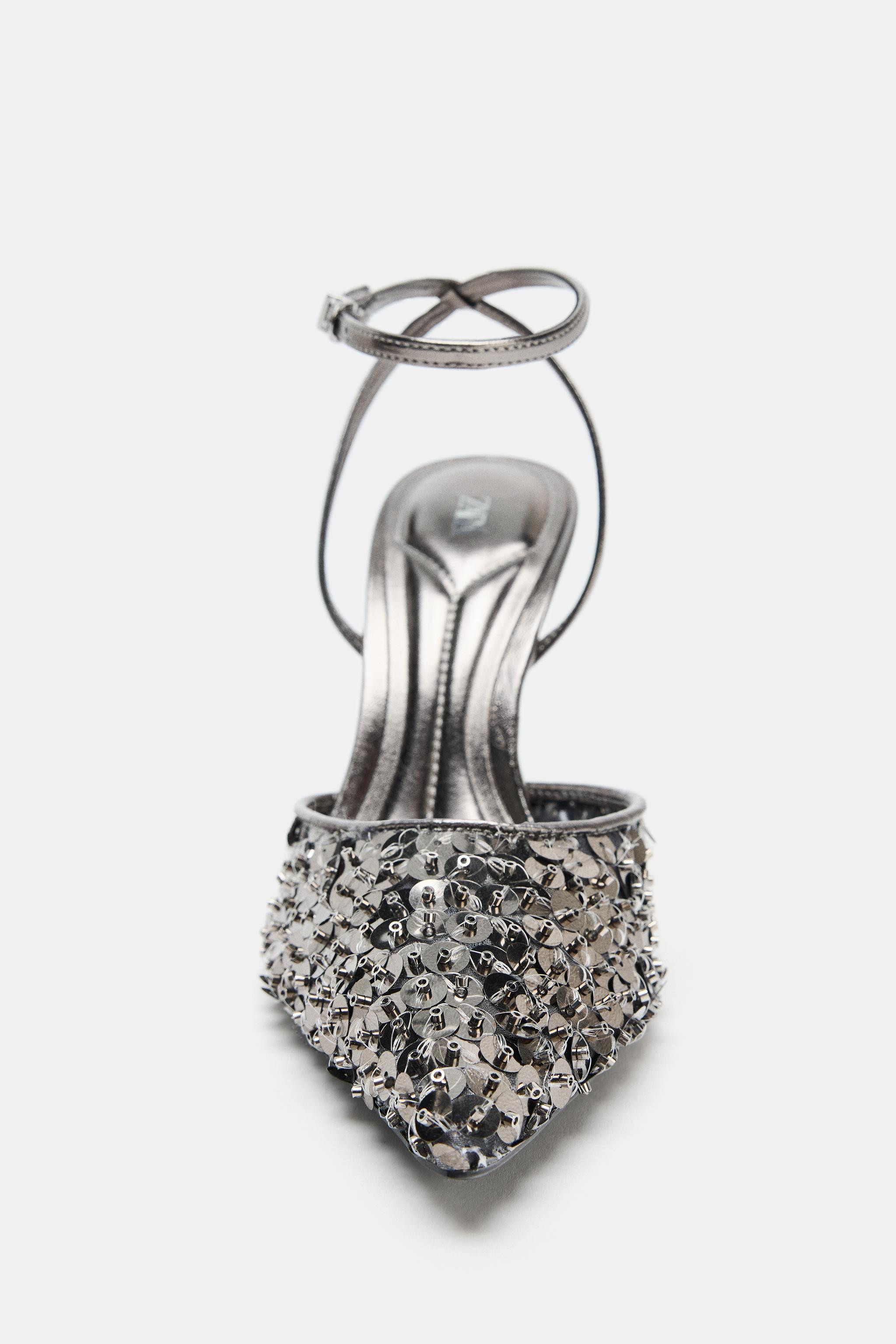 SEQUIN HEELS | Zara US