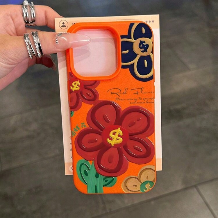 A Sleek And Attractive Phone Case Adorned With Beautiful Flowers For IPhone 16, 15, 14, 13, 12 And 11 Pro Models, Made Of TPU Material For Protection. Gifts For Family, Friends, Kids, Birthday,Spring, Holiday, Boyfriends, Girlfriends, Valentine's Day | SHEIN