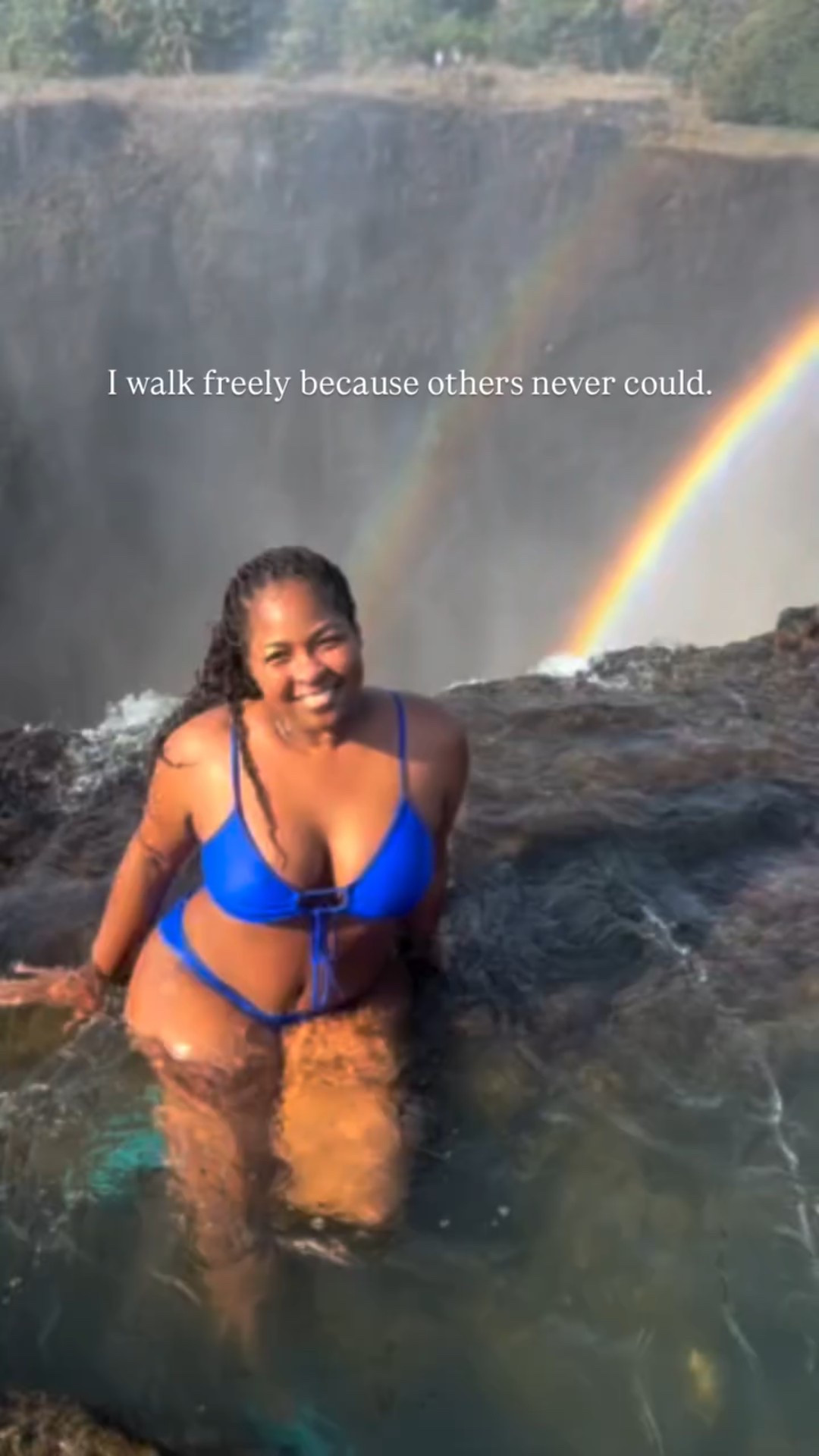 This life — this wild, expansive, God-covered life —
is my mama’s dream.
My grandmother’s prayer.
My ancestors’ sacrifice.

They survived so I could live.
So I could travel the world unafraid.
So I could stand at the edge of something powerful and not shrink.

Every step I take is because someone before me stood firm, worked harder, endured longer, and loved deeper than history ever gave them credit for.

This isn’t luck.
This is inheritance.

And I carry it with gratitude, reverence, and joy. 🤍

This month and everyday, I honor them by living fully, boldly, and without apology.

I am my ancestors’ wildest dream 🤍.

#LTKTravel #LTKstorytime