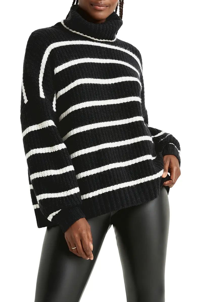 Splendid x Cella Jane Stripe Turtleneck Sweater | Nordstrom | Nordstrom