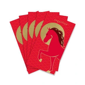 Year of the Horse Lucky Red Envelope Pack of 5 | Sugarfina