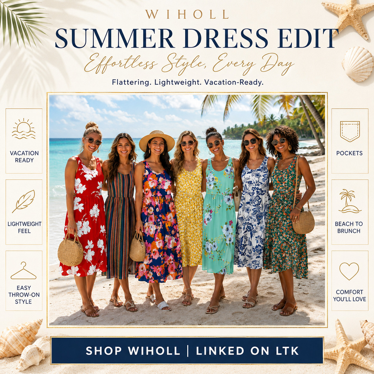 WIHOLL Summer Chic | A-Line Sleeveless Casual Sundress with Pockets (!!)

Easy summer sundresses that make warm-weather outfits feel lightweight, flattering, and instantly vacation-ready 🌴

These WIHOLL A-line sleeveless dresses are such good Amazon fashion finds if you want a throw-on-and-go summer dress that feels cute, comfortable, and easy to wear for real life.

The sleeveless cut, A-line shape, casual sundress fit, and pockets are what make this dress stand out — it gives that effortless everyday summer dress look while still feeling polished enough for brunch, beach trips, vacation dinners, resort days, casual errands, and sunny weekend plans.

What I love about these is that they’re simple in the best way!!

They have that easy “one dress and you’re done” energy, which is exactly what makes them so wearable for summer. 

The fit feels relaxed but still flattering, and the pockets make them even more practical for travel days, beach walks, shopping, coffee runs, or vacation packing.

The prints and colors make this edit fun to shop too — bright florals, vacation-ready patterns, stripes, soft blues, greens, yellows, reds, and easy everyday shades that feel fresh without needing much styling.

Pair these with flat sandals, raffia bags, sunglasses, gold jewelry, a straw tote, slides, sneakers, or a denim jacket for that beach-to-brunch outfit that feels effortless but still put together.

I did the digging for you — if you’ve been wanting cute Amazon dresses, WIHOLL summer dresses, sleeveless sundresses, A-line vacation dresses, casual dresses with pockets, beach dresses, brunch outfits, or affordable summer dresses that are easy to wear on repeat, this is the dress I’d check first before prints and sizes start moving!!

📌 SAVE this for summer vacations, beach days, and easy Amazon dress finds.

↓ Everything is linked!

#LTKActive #LTKSaleAlert #LTKTravel