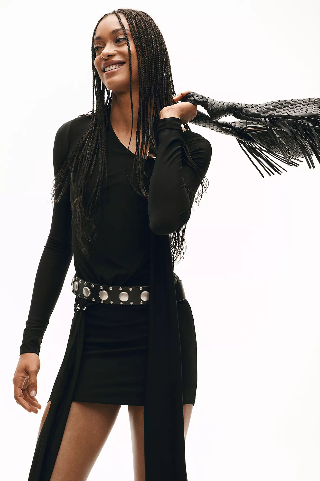 By Anthropologie Studded Wide Belt | Anthropologie (US)