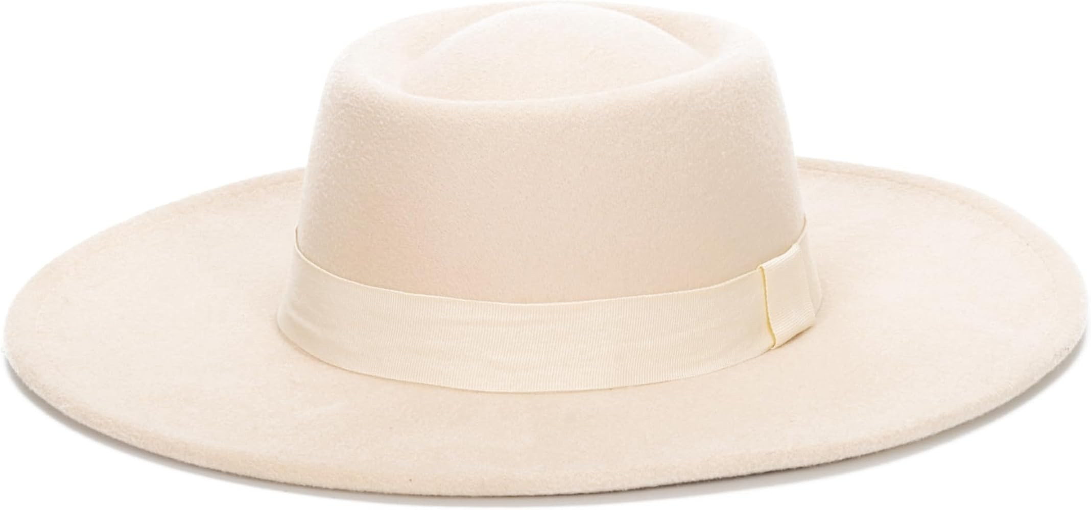 Women 3.75in-Large-Brim Felt-Fedora-Hat Flat-Top Derby-Cap Pork-Pie Boater-Hat Flat-Brim Church-H... | Amazon (US)