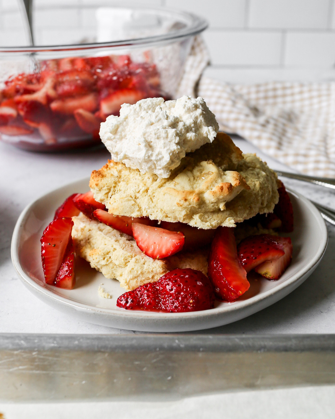 This gluten free strawberry shortcake is one of my favorite summer desserts and these are the tools that make it so easy to pull together. I use my KitchenAid stand mixer for both the drop biscuit dough and the homemade whipped cream, and the Nordic Ware half sheet is my go to for baking the biscuits perfectly every time. The Chef'n strawberry huller is such a handy little tool for prepping the berries quickly, and the mini strainer is perfect for sifting the powdered sugar into the whipped cream. Tap to shop everything I used to make this recipe! 

 #LTKdayinmylife #LTKfoodie #LTKHome