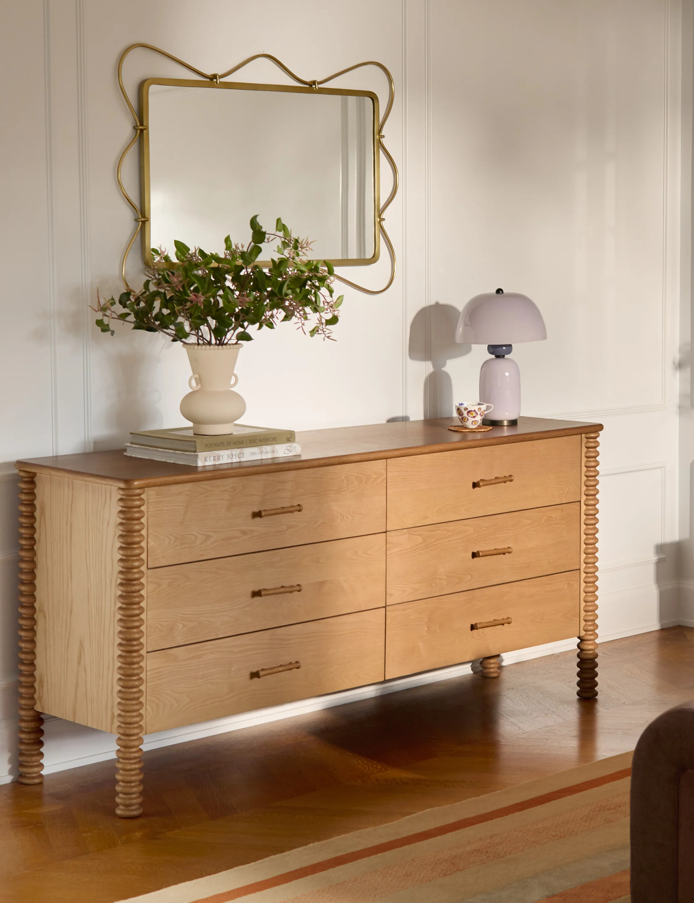 Simson 6-Drawer Dresser, Natural | Lulu and Georgia 