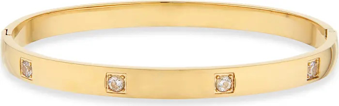 Nordstrom Demi Fine Cubic Zirconia Station Bangle Bracelet | Nordstrom | Nordstrom