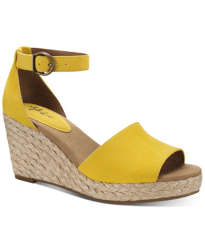 Seleeney Wedge Sandals, Created for Macy's | Macys (US)