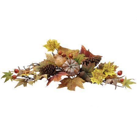 Admired by Nature Artifical Lotus Pod/Pumpkins/Pine Cone/ Maple Leaves/Berries Fall Festive Harvest  | Walmart (US)