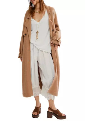 Free People Women's We The Free Trespass Trench Sweater | Belk