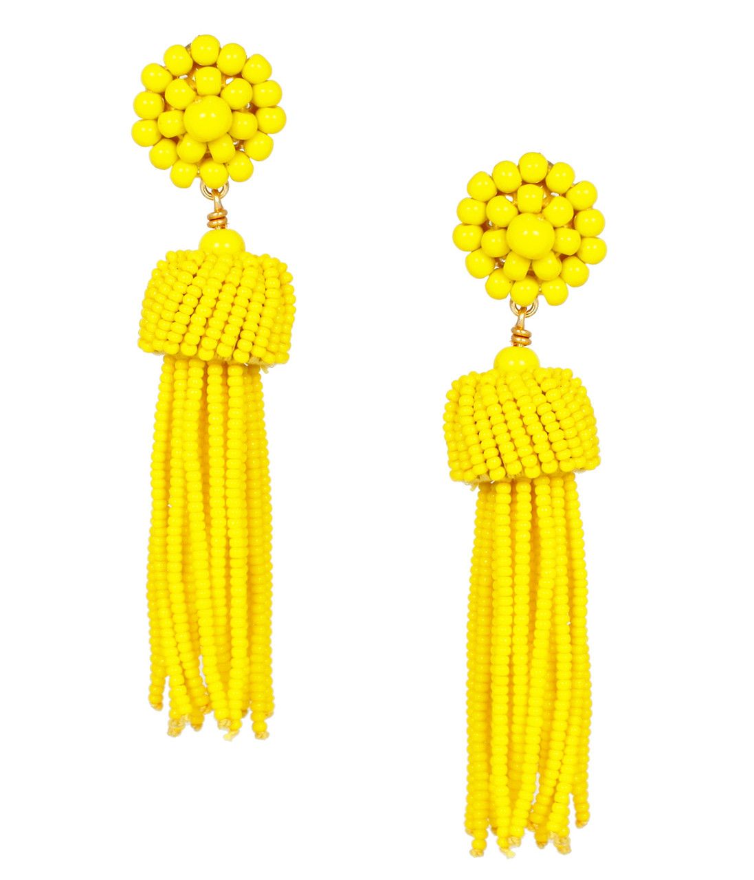 Tassel Earrings - Yellow | Lisi Lerch Inc