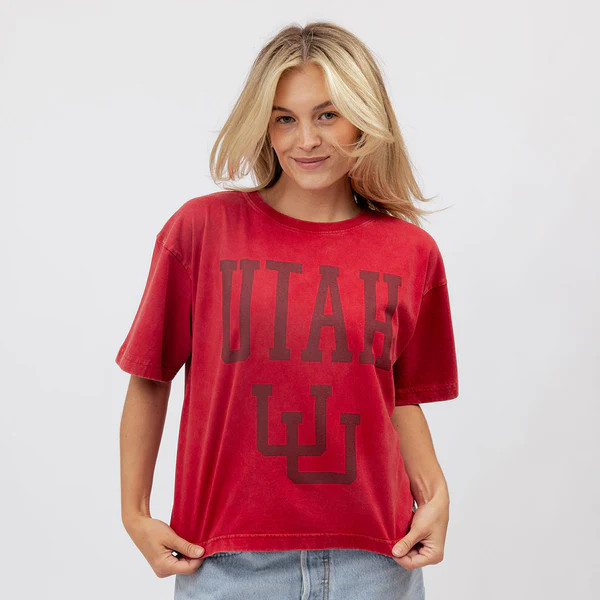 Utah Oversized Tee, Red - Utah | Albion Fit