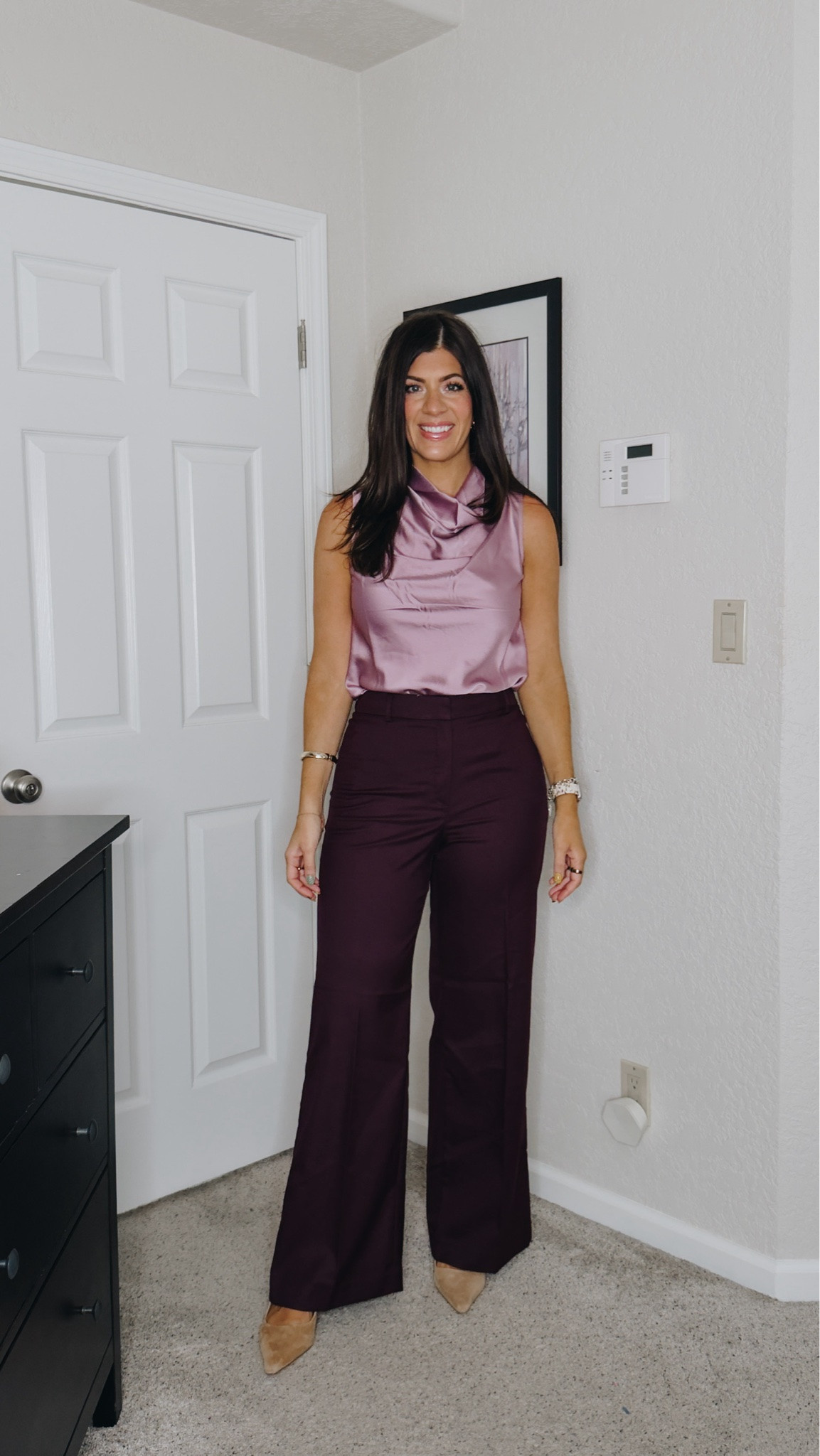Wearing a size small in the top and an 8 in the pants 

Summer to fall workwear, fall workwear, office outfit, midsize workwear, business casual outfit, fall office style, work outfit ideas, transitional workwear

#LTKOver40 #LTKMidsize #LTKWorkwear